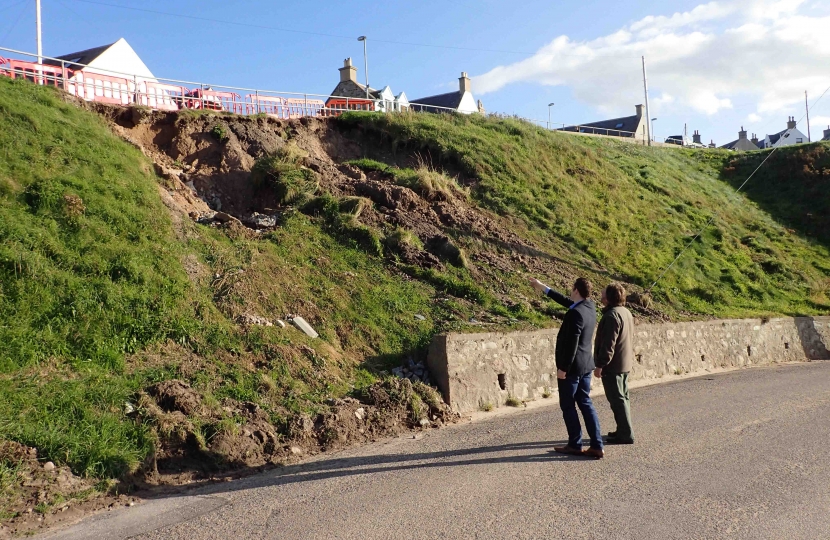 Ross visits area damaged by floods 